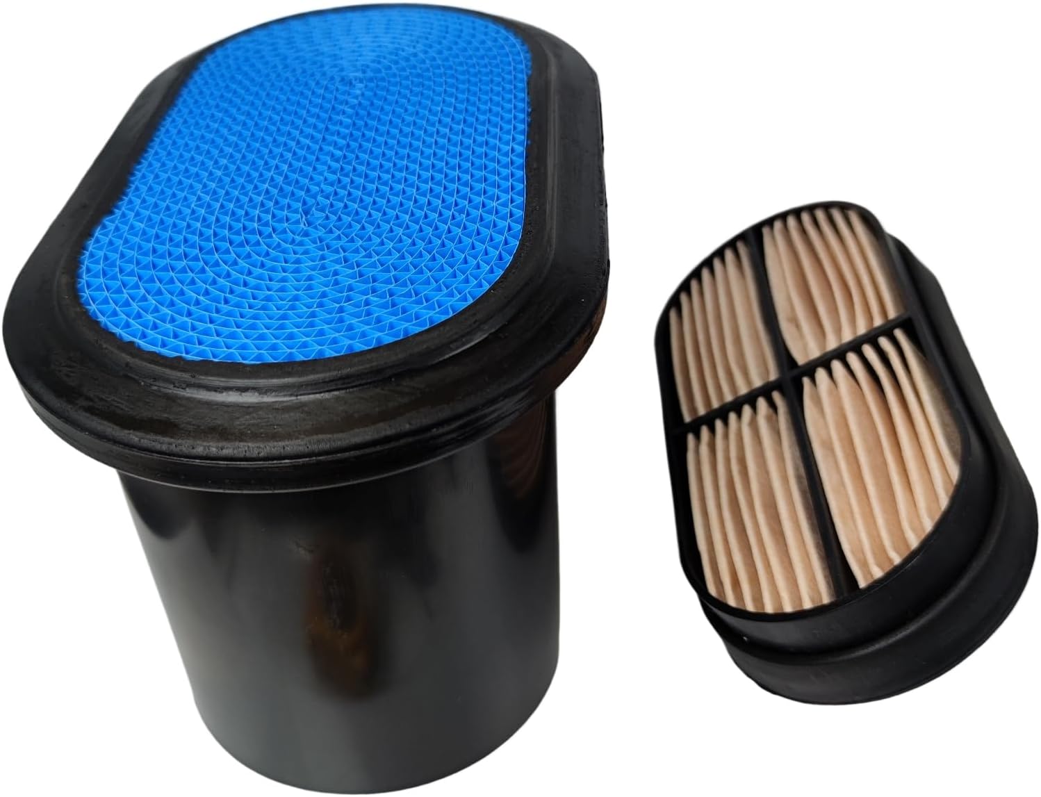 XYZIL Element Air Filter Set 333/D2696 32/925682 32/925683 Compatible with JCB Backhoe Loader 3CX 4CX 214 215 216 217 1400B 1550B 1600B 1700B 3C 3D T4000 T5060 7865 Telehandler 531-70