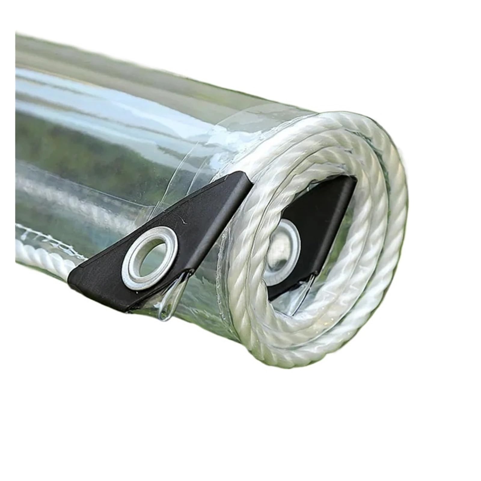 1pc Telone Impermeabile In PVC Trasparente Con Occhielli Tettoie Resistenti Alle Intemperie Pieghevole 0.3mm Copertura Antipioggia for Mobili Da Giardino