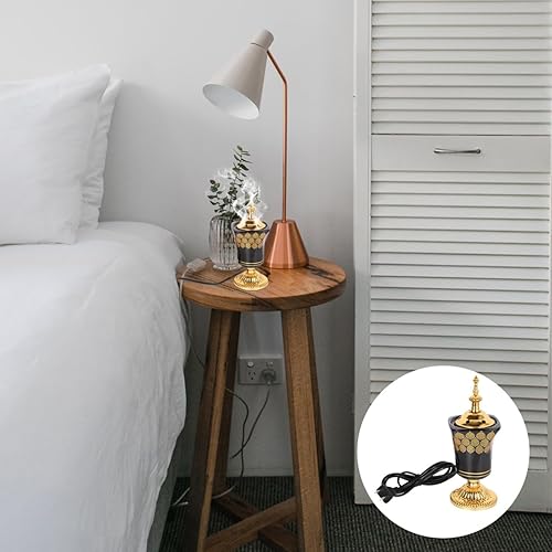 Miniatura 8 de Quemador de incienso Bakhoor Quemador eléctrico Oud Frankinciense Candle Stand Inciense Stick Holder Aroma Difusor de incienso Horno de incienso