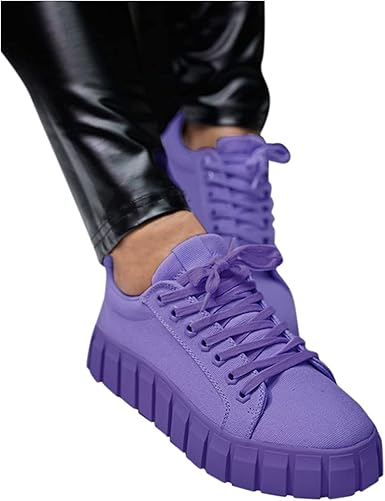 colourful platform trainers