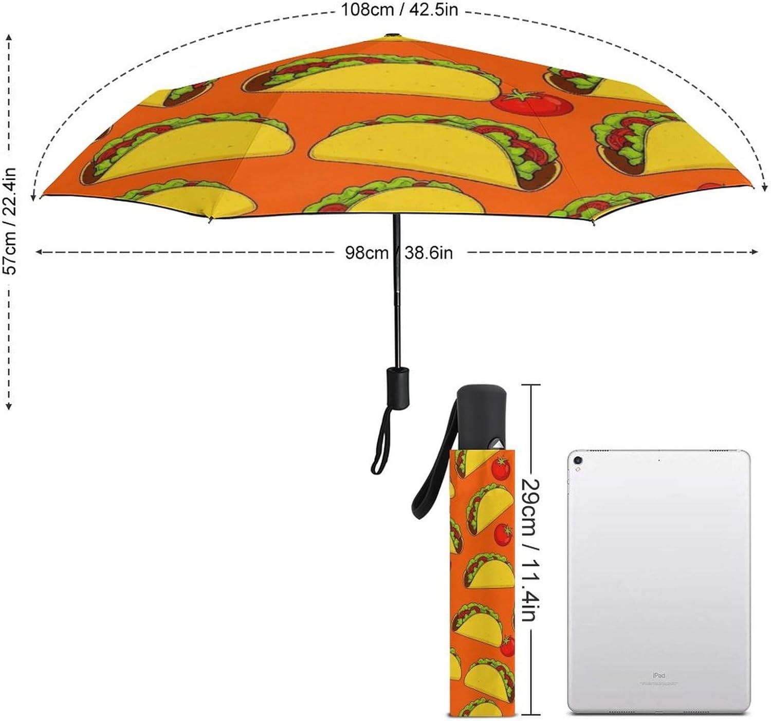 Sun Protection Automatic Umbrellas Portable Travel Essentials Umbrella