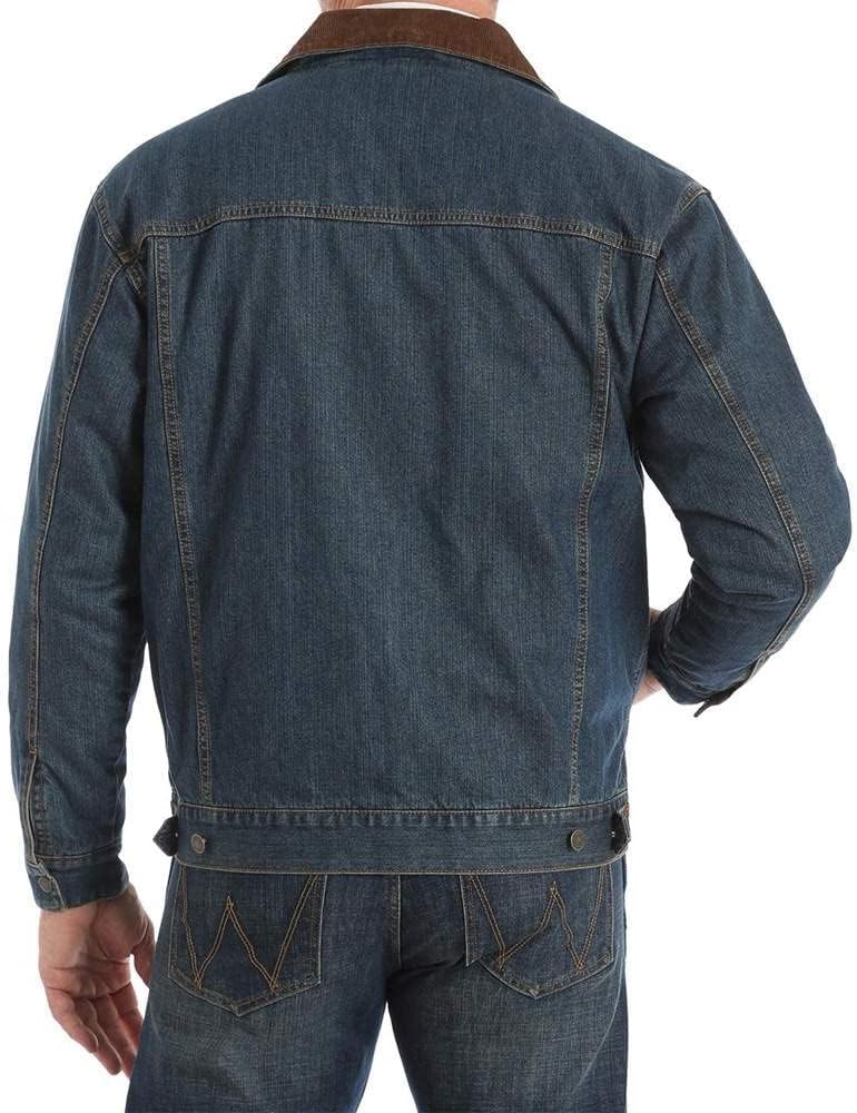 Wrangler Concealed Carry Blanket Lined Denim Jacket, Indigo, XX-Large
