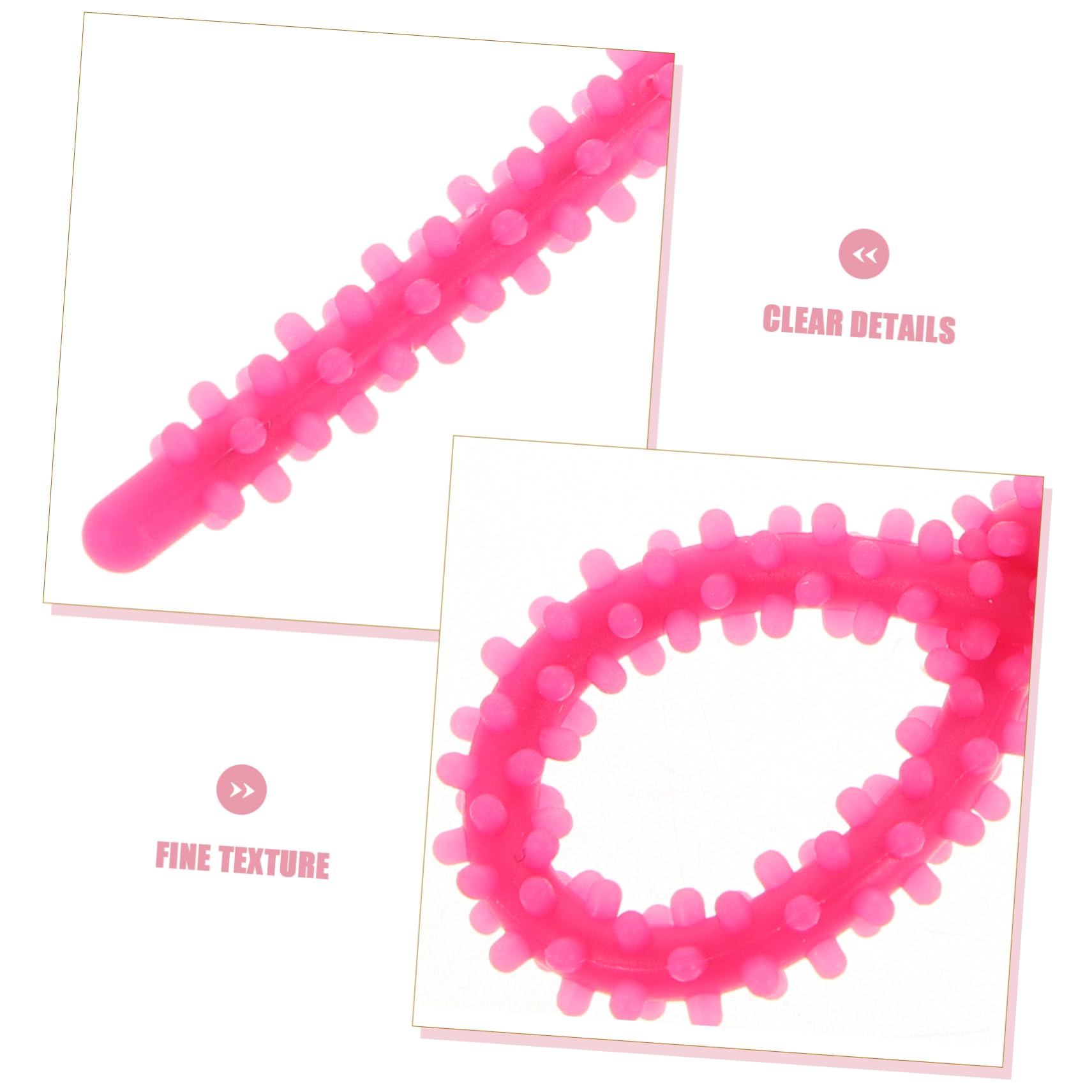 40 Piezas Bigudíes de Silicona para Rizado de Cabello de Perm Herramientas de de Cabello Pequeño Color Rosa para y Rizados