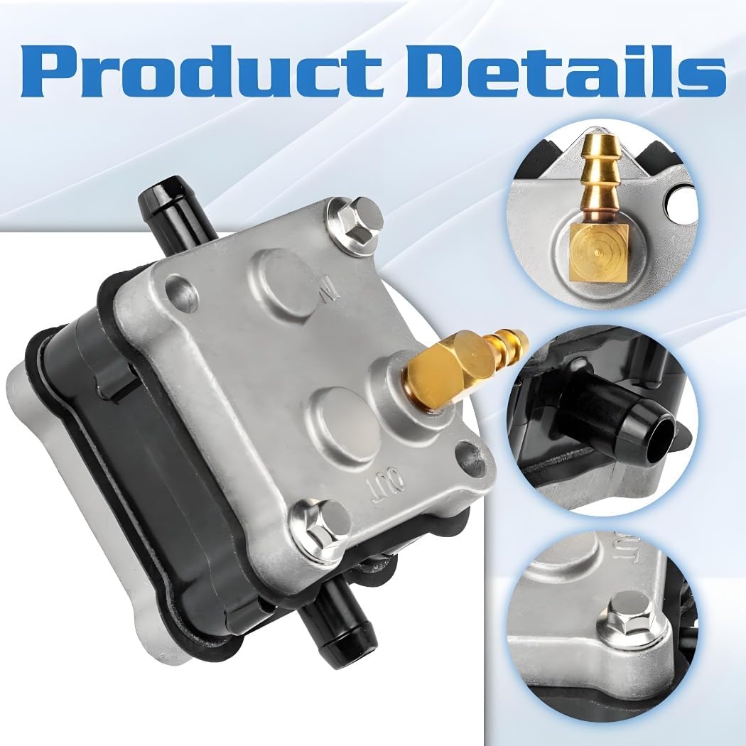 14360A16 Fuel Pump for Mercury 2-Stroke Outboard Motors 30 40 45 50 55 60 75 80 90 100 115 125 150 175 200 225 250 300 HP, Replaces 14360A41 14360A43 14360A50 14360A71 14360A73 14360A78