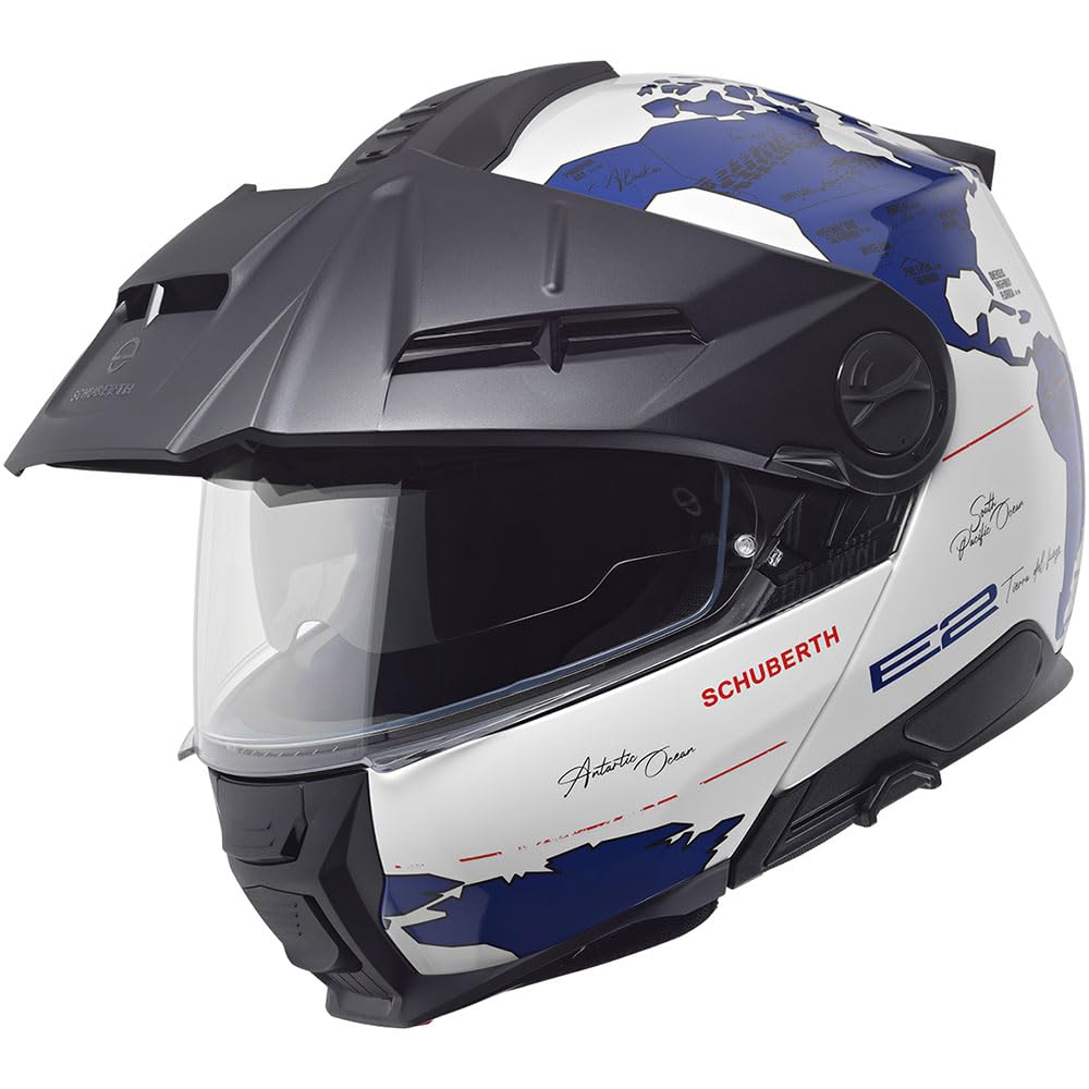 SCHUBERTH E2 Çene Açılır Motosiklet Kaskı-Atlas Blue-55-S