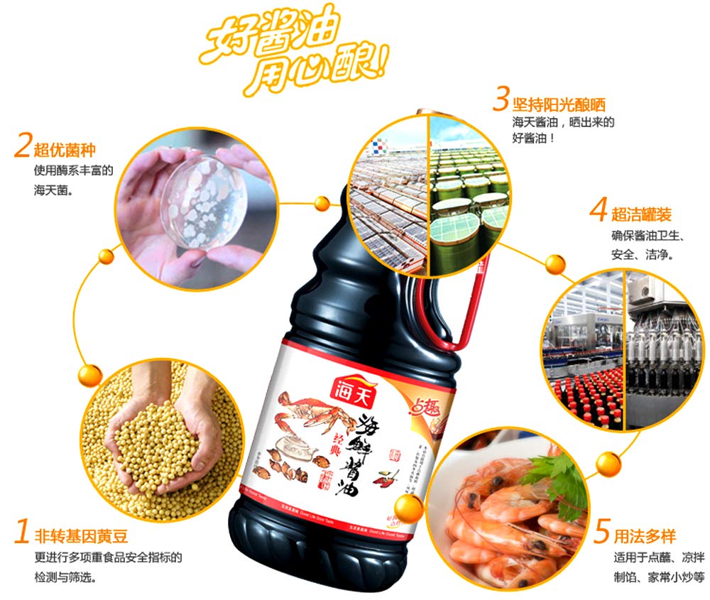 Hayday Soy sauce (Tasty Seafood, 1750ml)