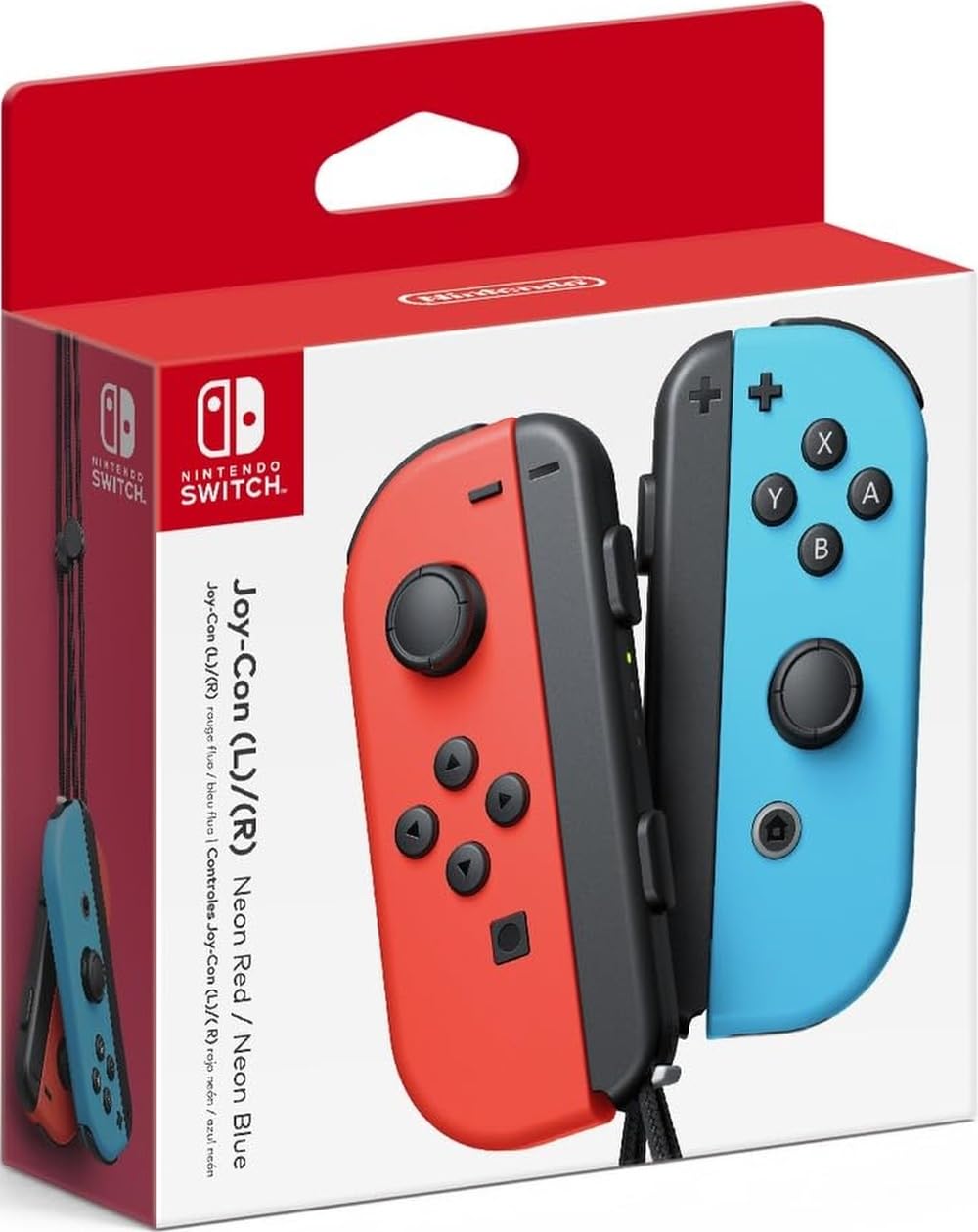 Nintendo Switch RT-149110 Amazon.com: Nintendo Joy-Con (L/R) - Neon Red/Neon Blue : Video Games