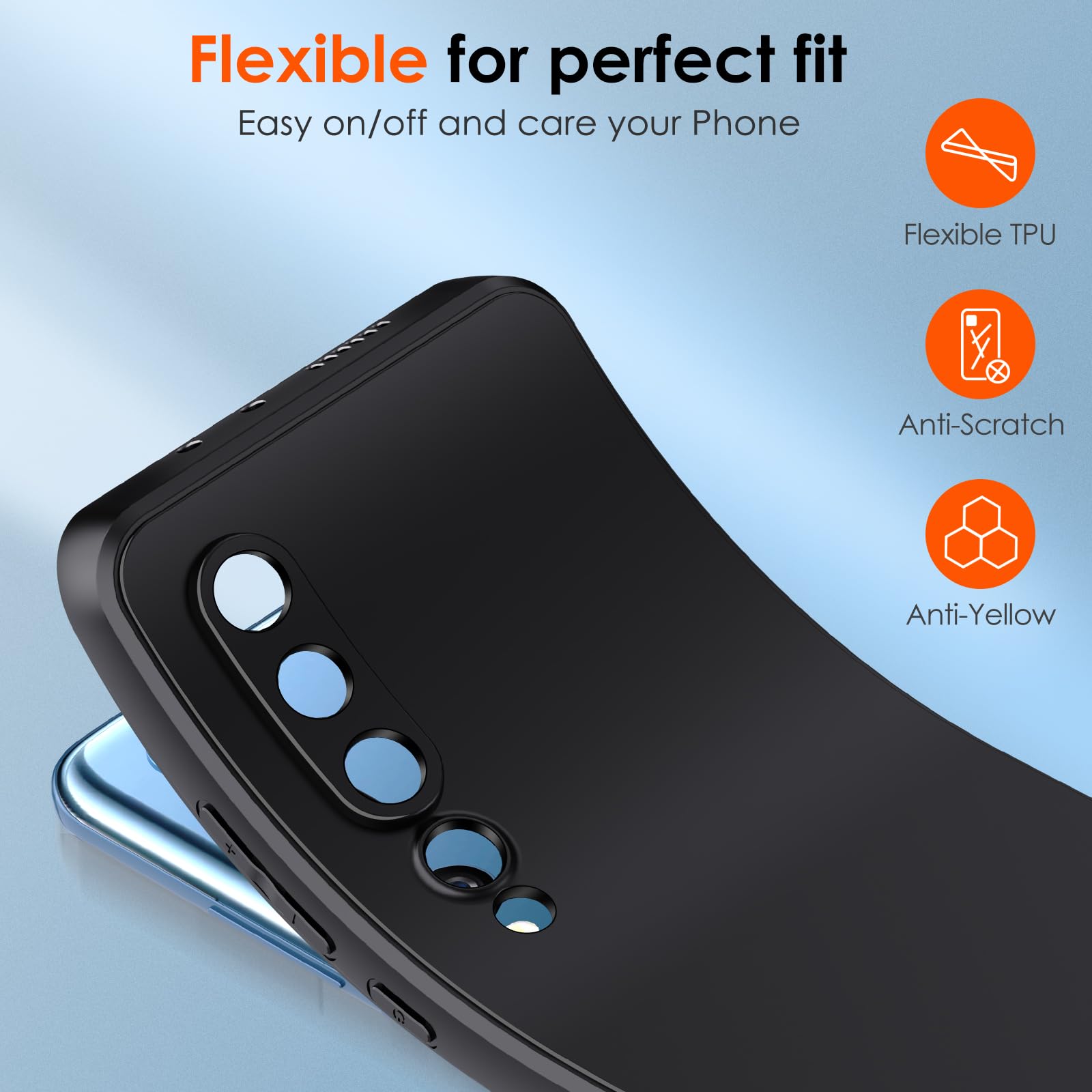 Ivoler Silikon Hülle Für Xiaomi Mi 10 5G – Transparent, Stoßfest, Mit Schutzkanten, TPU