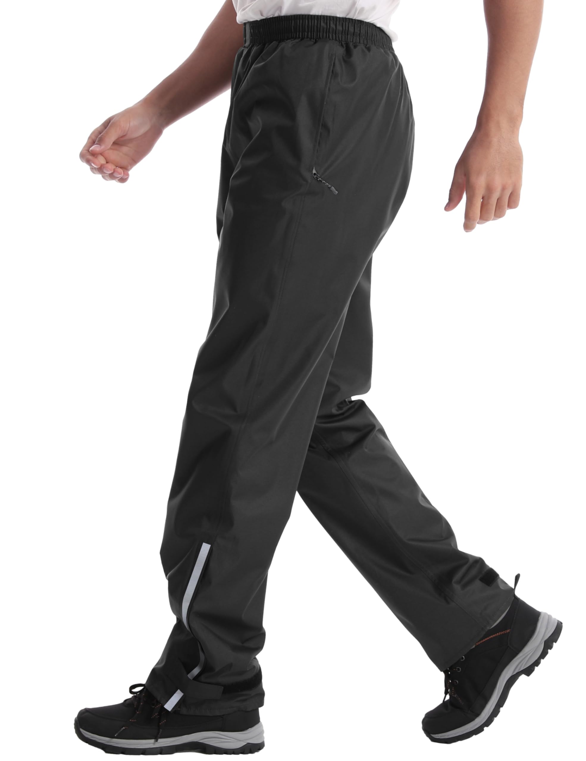 Coutyuyi Regenhose für Herren wasserdichte Leichte Winddichte Outdoorhose zum Wandern Camping Golf