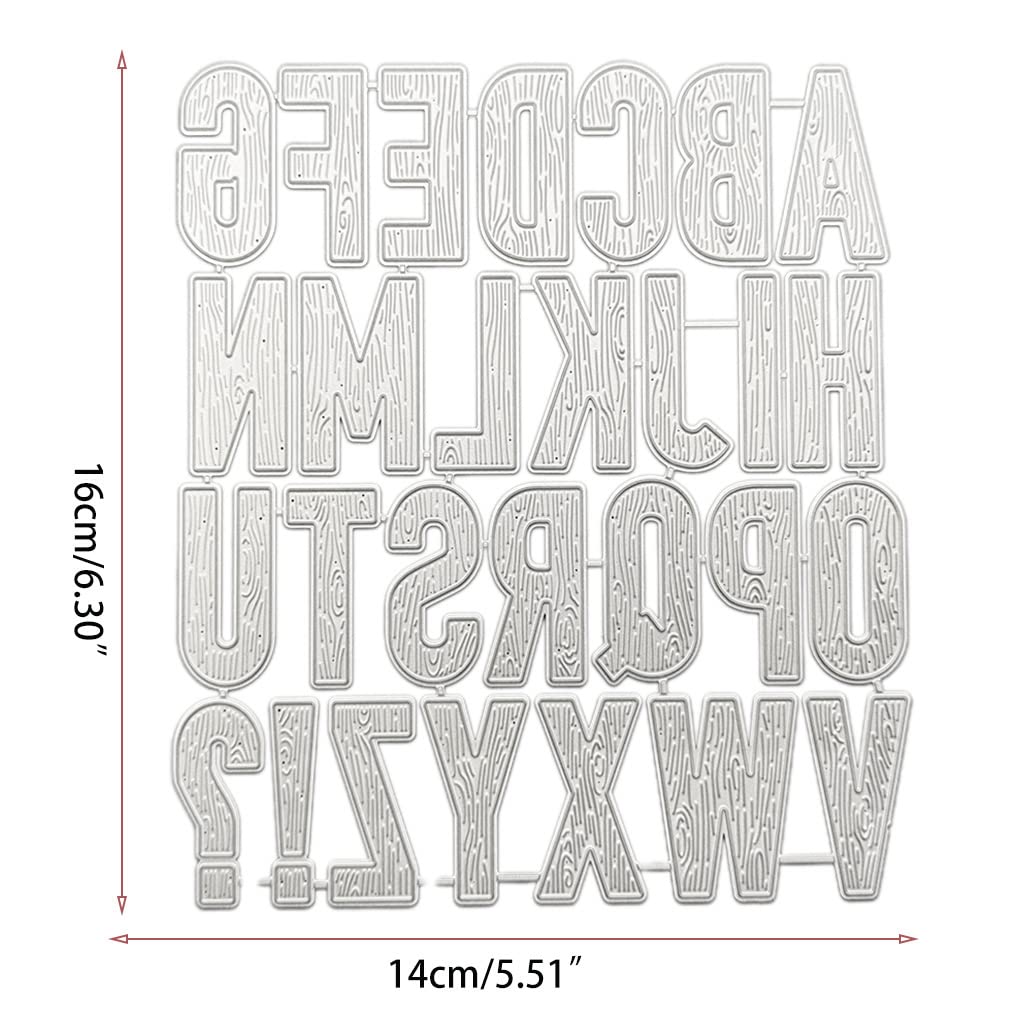 Fustelle Metalliche Con Frasi In Inglese 'Thinking Of You' E Alfabeto – Set Per Scrapbooking, Biglietti Fai-Da-Te, Album Fotografici, Acciaio Al Carbonio - 6