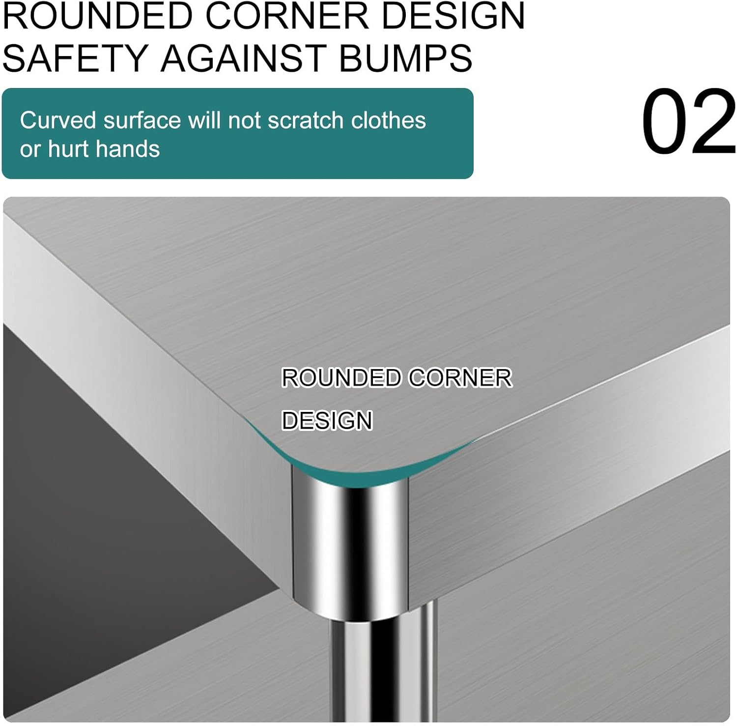 Stainless Steel Work Table, with 4 Wheels, 3-Tier Kitchen Catering Table, Commercial Work Table, Food Preparation Workbench, for Restaurant Home Hotel(60 * 40cm/23.6 * 15.7")