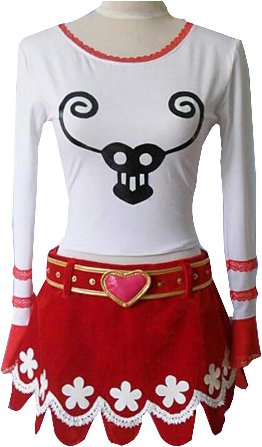 Anime Womens Cosplay Costume Cloak Halloween Outfit Party Princess Red Dress Uniform