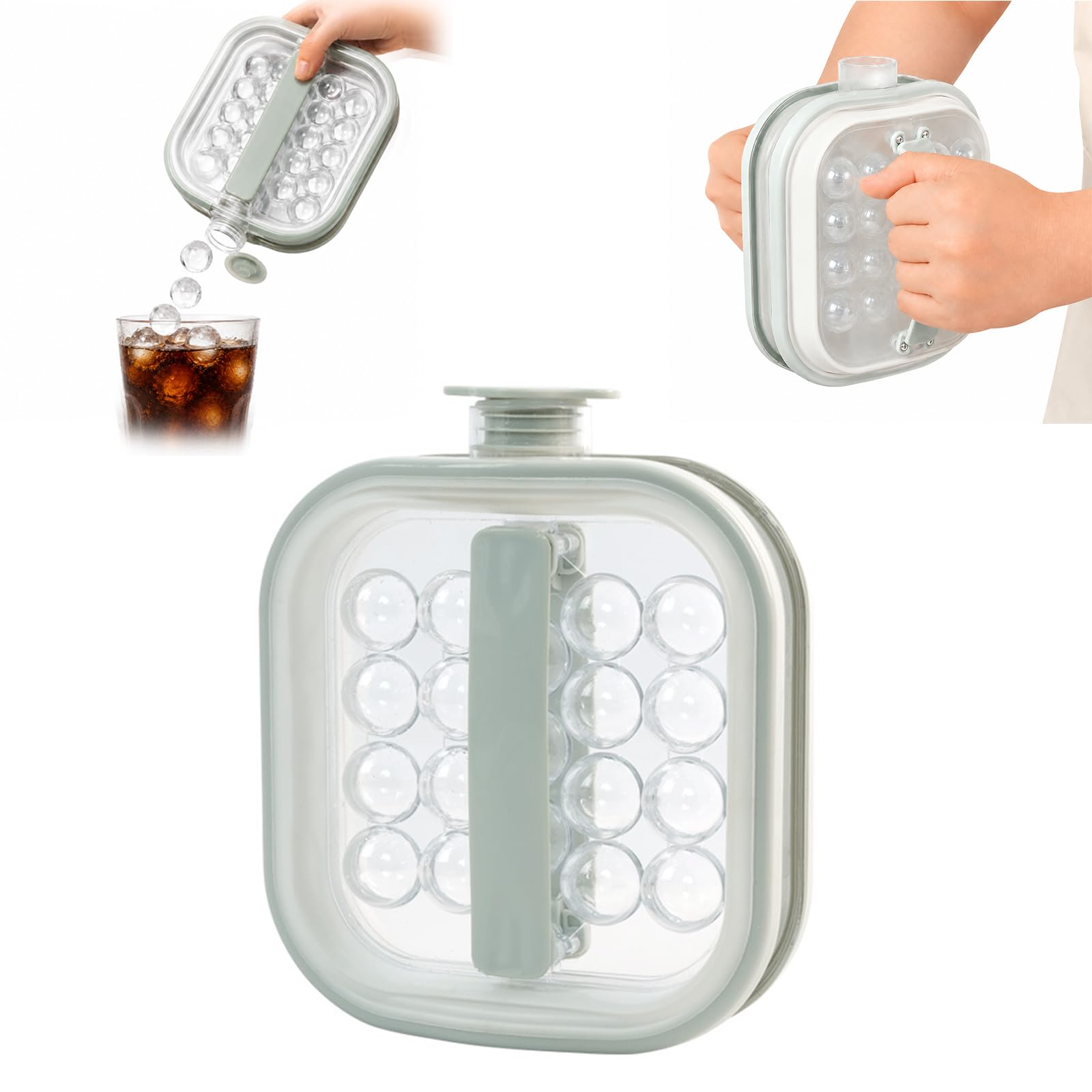 Bollitore portatile in silicone per la creazione di sfere di ghiaccio