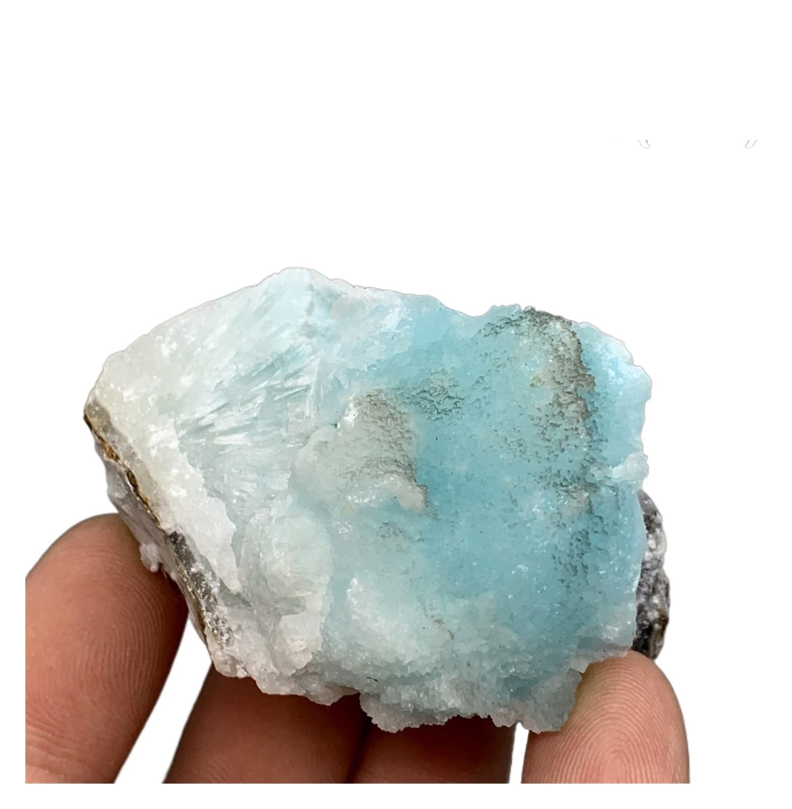 Cristallo Naturale Grezzo Rare Natural Larimar Rough Stone Pietron Pietre Pietre e Cristalli Guarigione di Cristallo dalla Cina (Color : 74g)