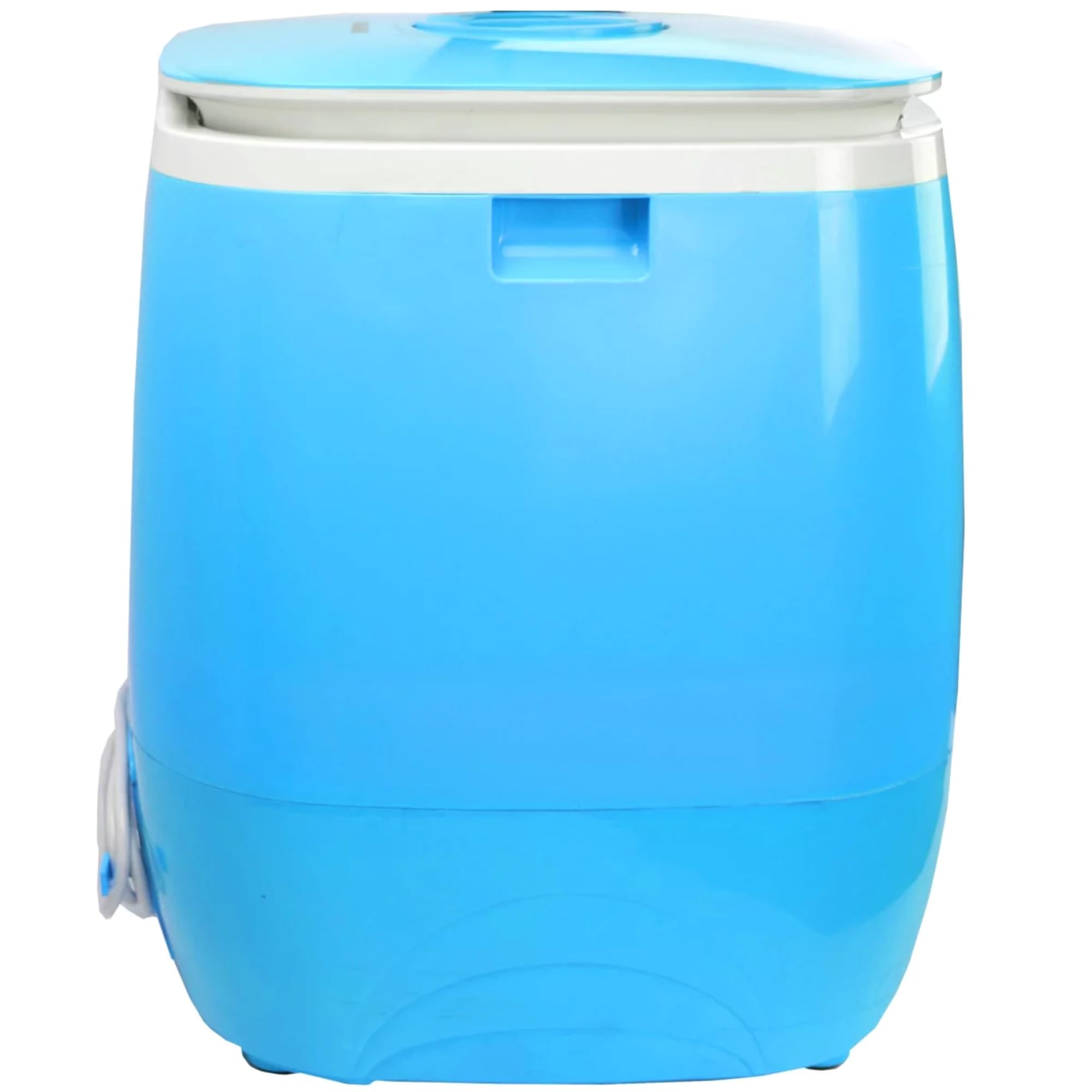 Syntrox Germany Miniwaschmaschine, geräuscharmer Betrieb, Gewicht: ca. 5,5 kg, Schleudern bei 280 U/Min, Campingwaschmaschine, Energiesparend, Platzsparend (Blau)