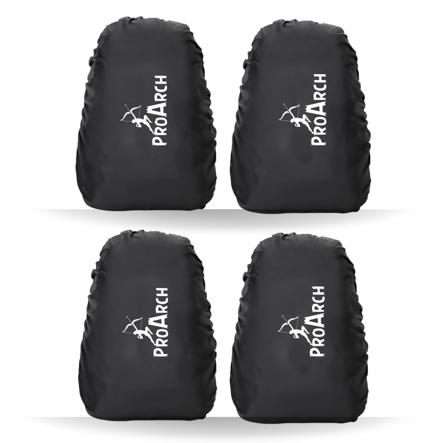 proarch Rain Cover for Backpack Travel & Hiking Bags |Tear-Resistant Rucksack Cover with Storage Pouch | Elastic Adjustable Fit Dustproof Travel for Upto 44L Backpacks (4Pack)-picture-12