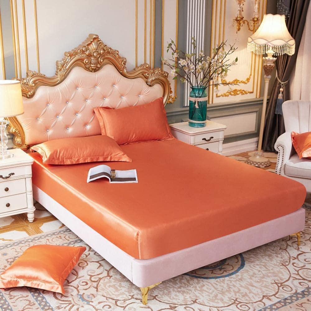 限定価格マットレス（ダブル） ディープポケットはピュアカラーサテンシルキーフィットシート