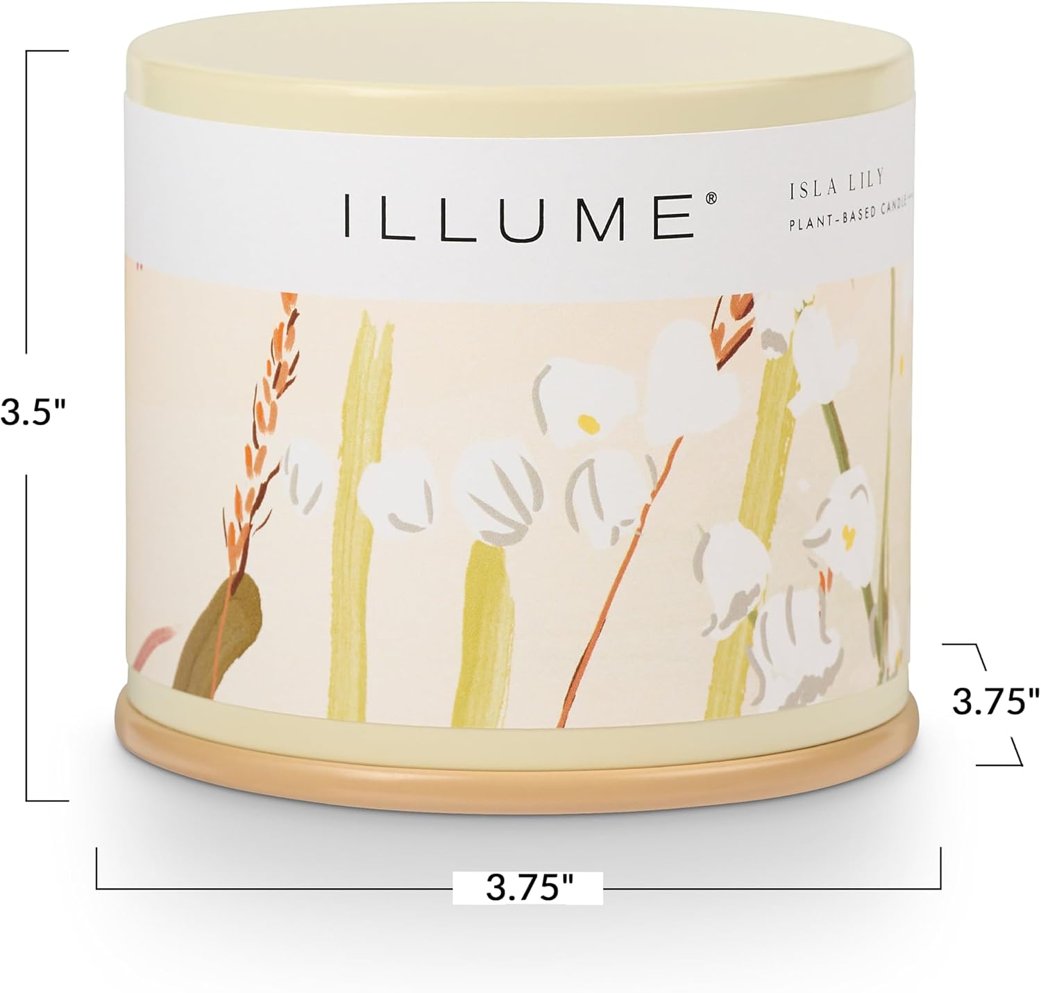 Illume Beautifully Done Vanity Tin Candle, Isla Lily image 5