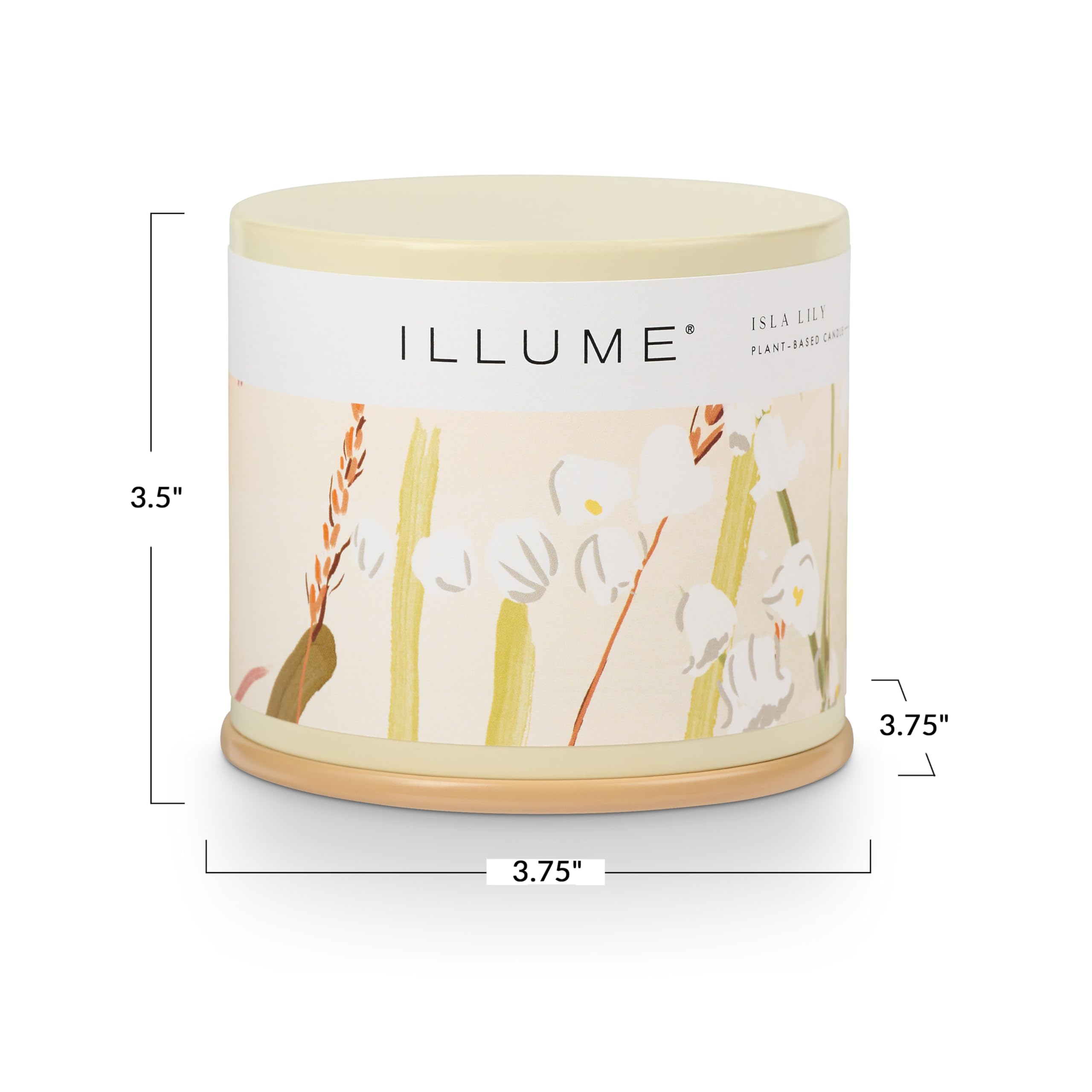 Amazon.com: Illume Beautifully Done Vanity Tin Candle, Isla Lily