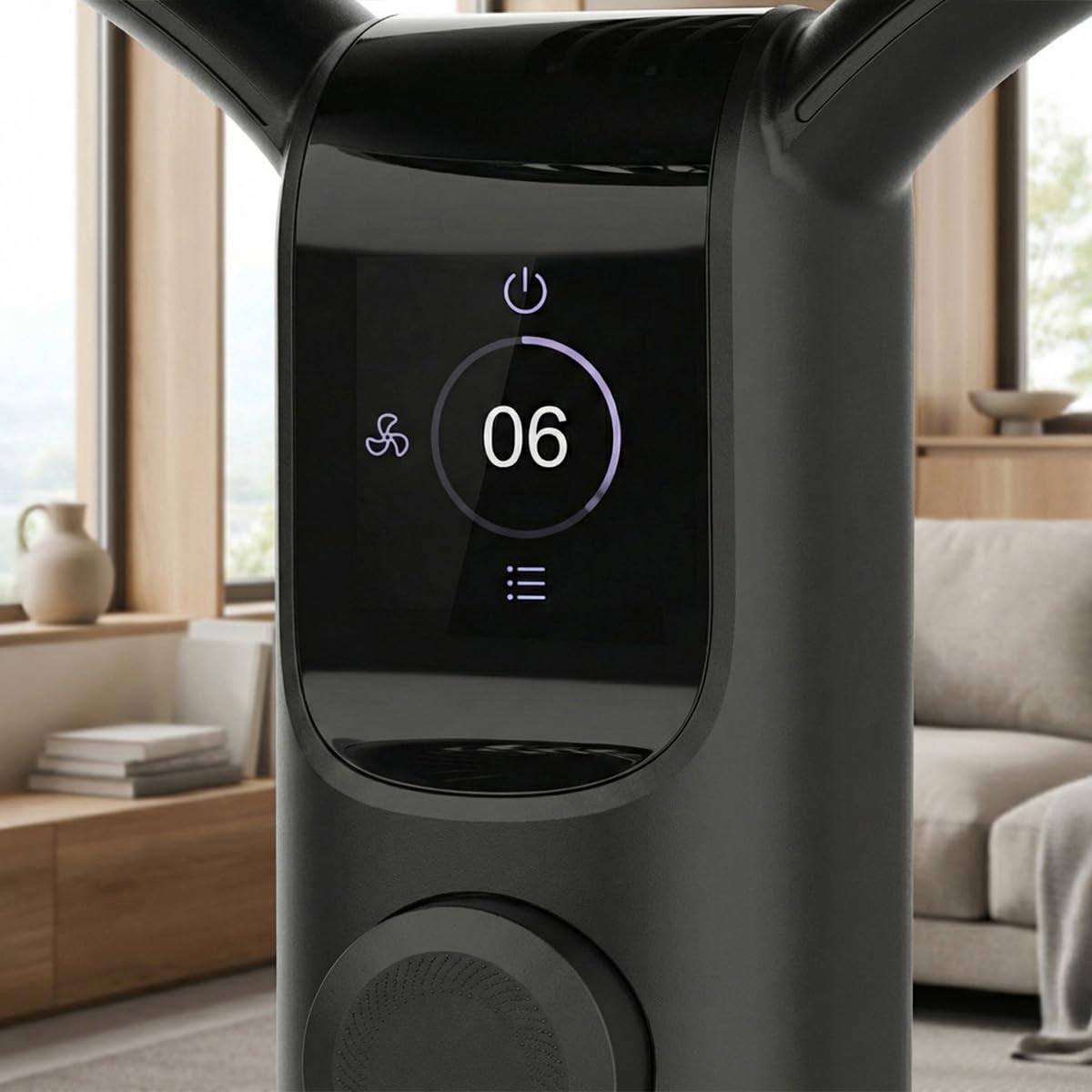 Cecotec Ventilatore Nebulizzatore a Piantana EnergySilence 390 Freshessence Ace. 50W, 1,65L, Telecomando, 8 Velocità, Oscillazione Automatica, Display Touch LED, Timer, Sollievo Immediato