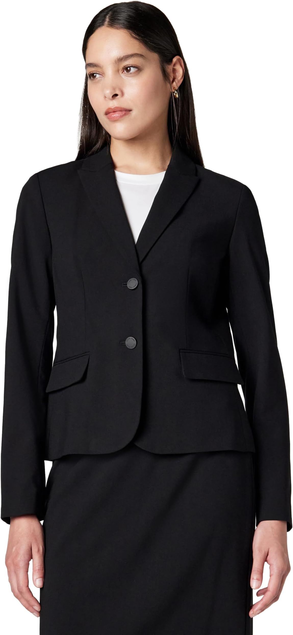 Women's Two Button Lux Blazer (Petite, Standard, & Plus)