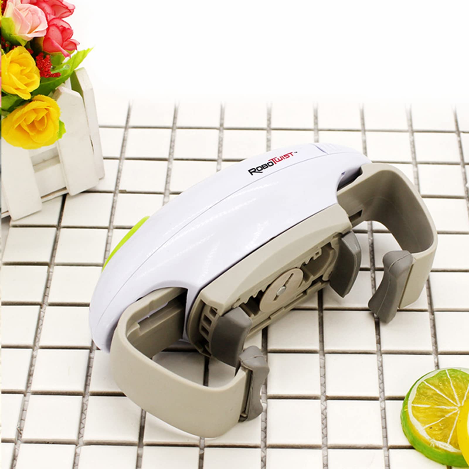 Ouvre-Boîte Ouvre Bouteille Electrique Automatique One Touch Tout Conserve Bocaux Multifonctionnel à Pile Maison Fête Mariage