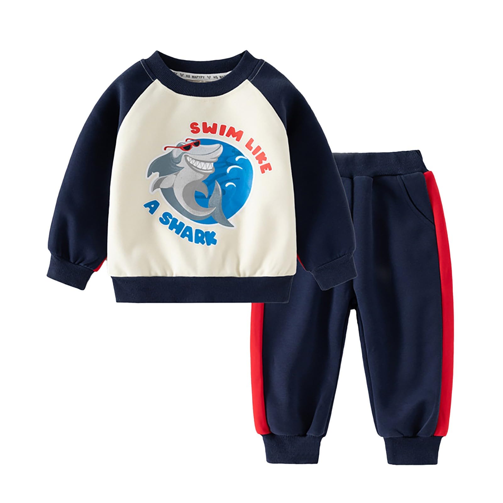 Ensemble bébé garçon sweat et jogging facile à enfiler
