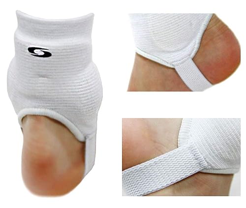 Miniatura 3 de Ankle guards 1 par de protectores de doble cara para fútbol fútbol (color blanco)