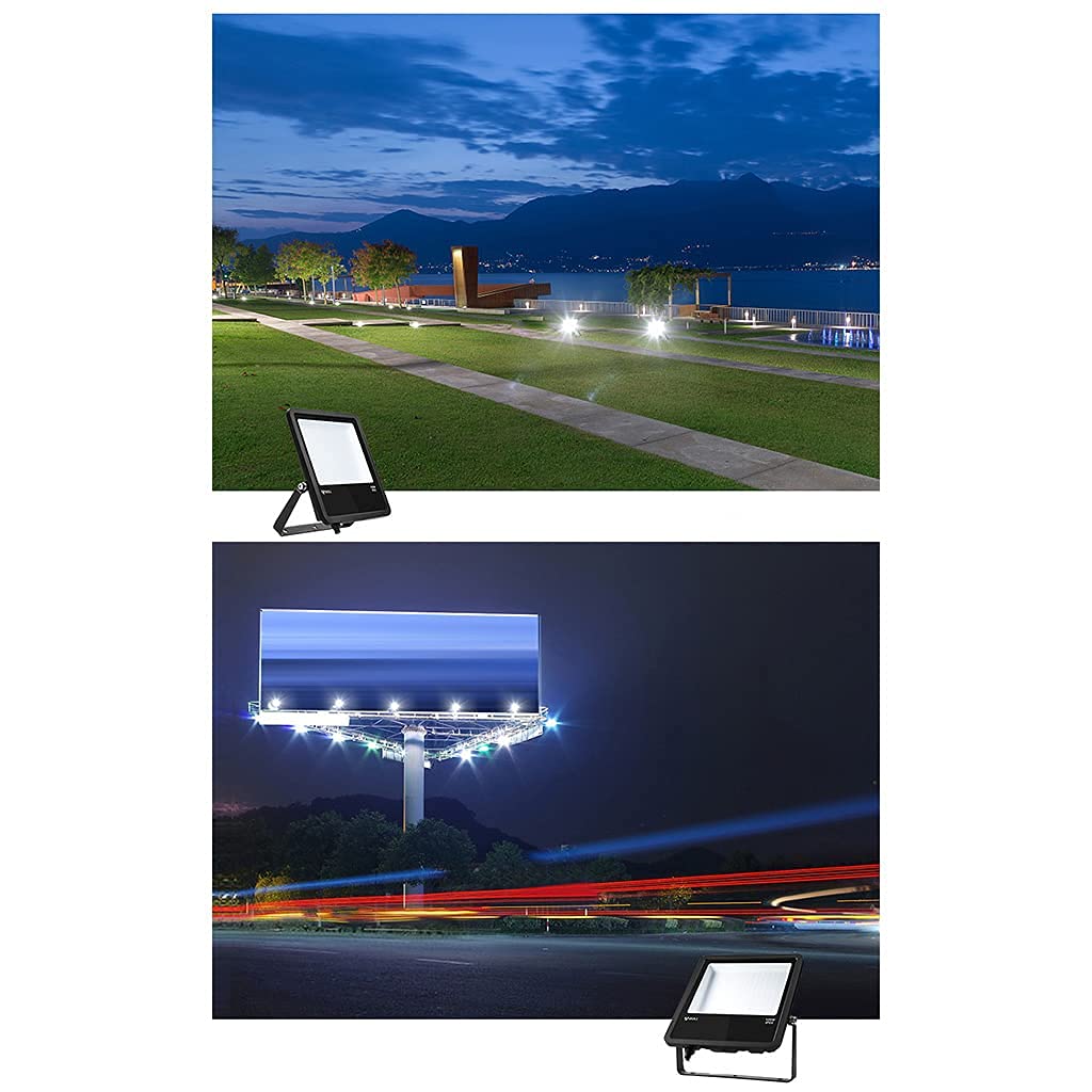 MU Flood Spot Lumineux Led Projecteur En Plein Air, Lumières de Sécurité Imperméables Ip65, 2550-17000Lm Super Lumineux Lumière de Travail Pour Cour Arrière, Garage, Jardin, Pelouse,50W