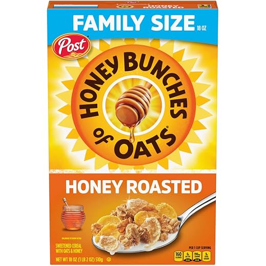 Honey Crunch Cereal 18oz
