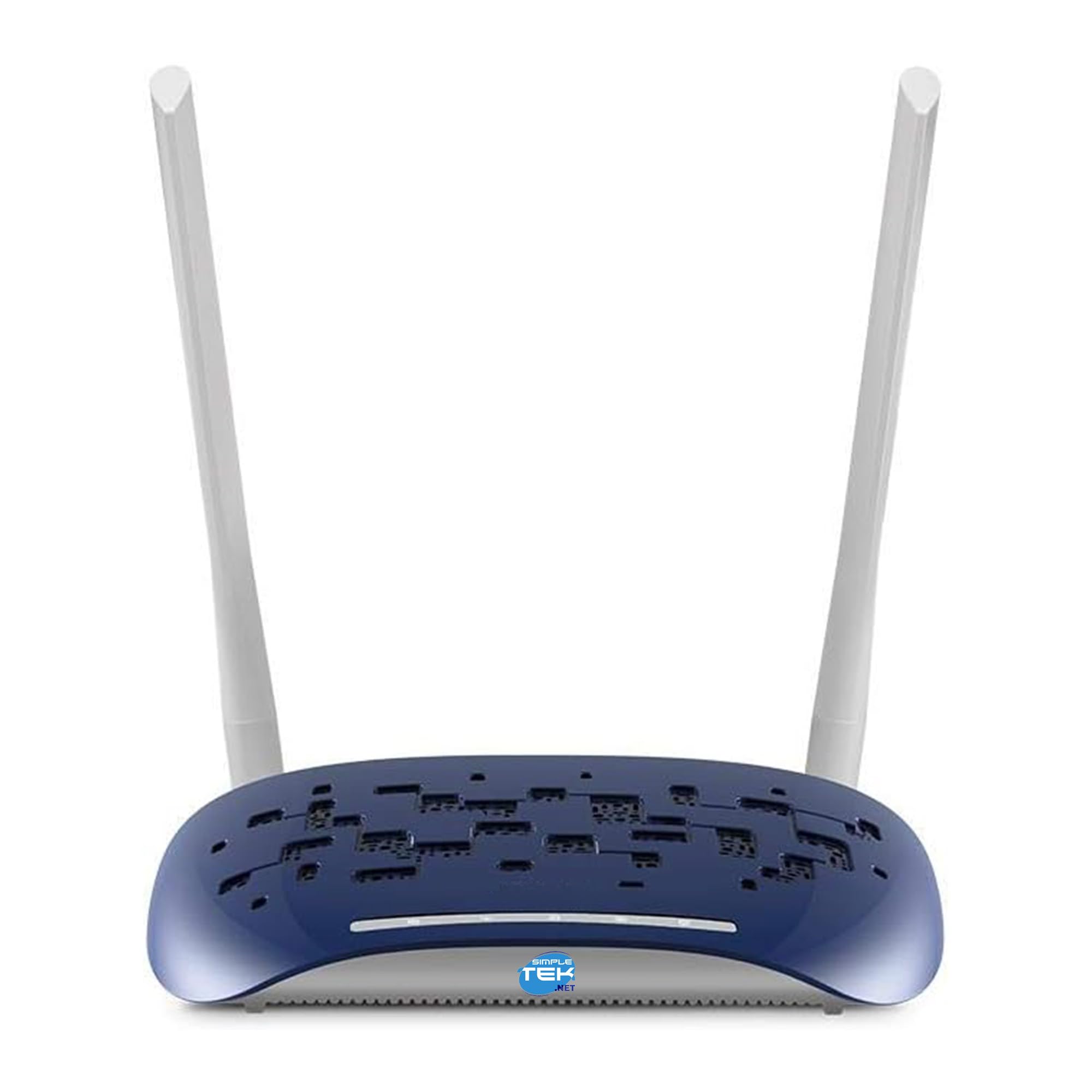 SIMPLETEK - Modem Router VDSL/ADSL ad Alta Velocità Wireless N 300 Mbps, Porta WAN/LAN, Ideale per Fibra Ottica e Rete Domestica