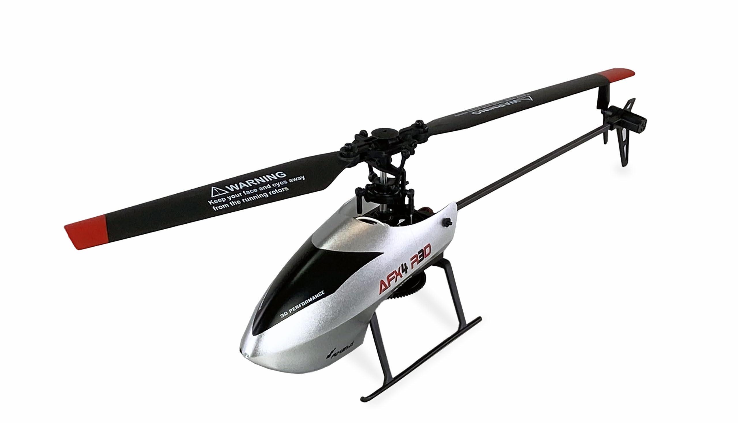 Amewi AFX4 R3D Elicottero singolo a 4 canali, 6G, con funzione rullo 3D, avvio automatico e autolanding RTF RC telecomandati