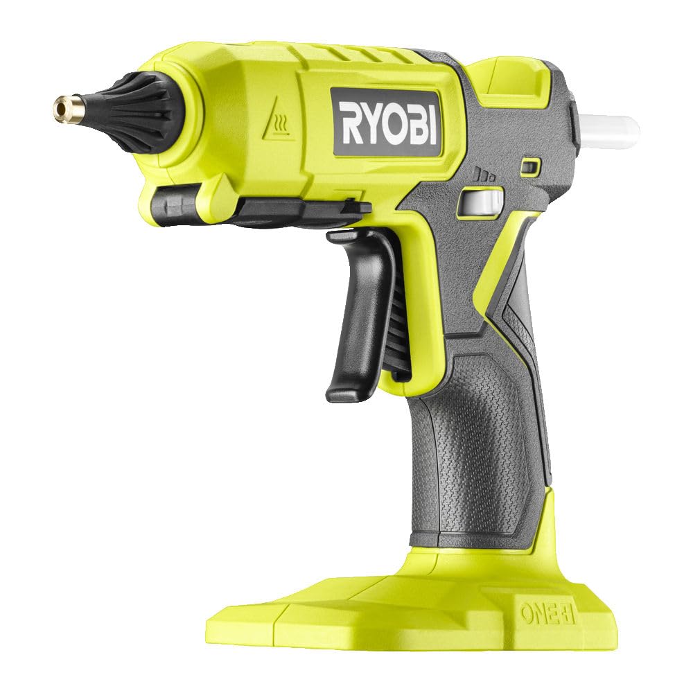 RYOBI - Pistolet à Colle Sans Fil 18V ONE+ RGL18-0 – Montée en Température Rapide (3min), Pour Colle Ø11 et 12mm, Colle Précise et Propre – Batterie Non Incluse