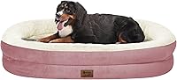Vista 28 de Cama ortopédica impermeable para perros grandes: cama lavable de espuma viscoelástica con refuerzos - Funda ortopédica extraíble XXL para mascotas