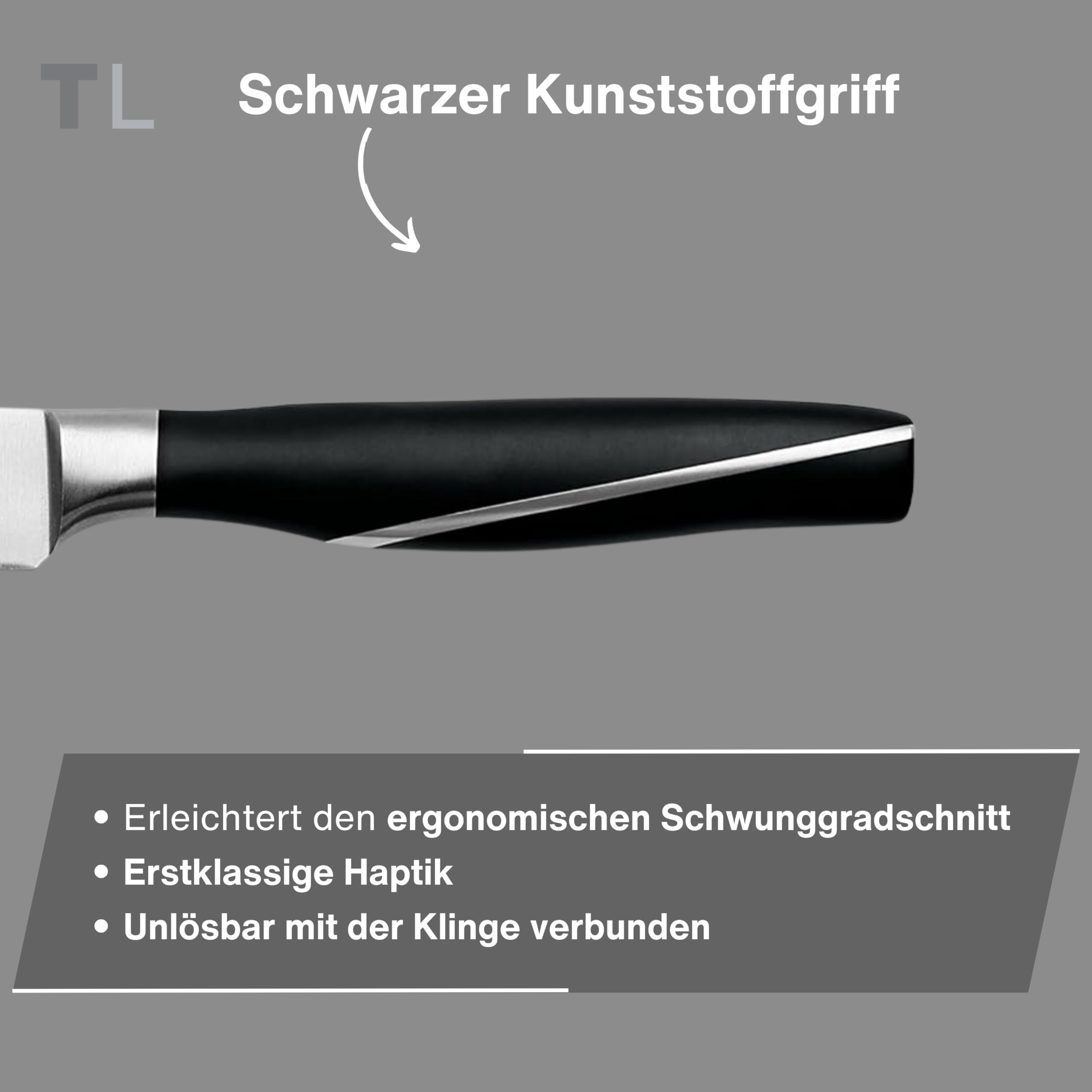 Tyrolit LIFE Spickmesser mit höchster Schnittqualität - 10cm, mehrfach eisgehärtete Edelstahlklinge (56 HRC) - extrem scharfes Profi Kochmesser für Fisch und Fleisch - Made in Tirol