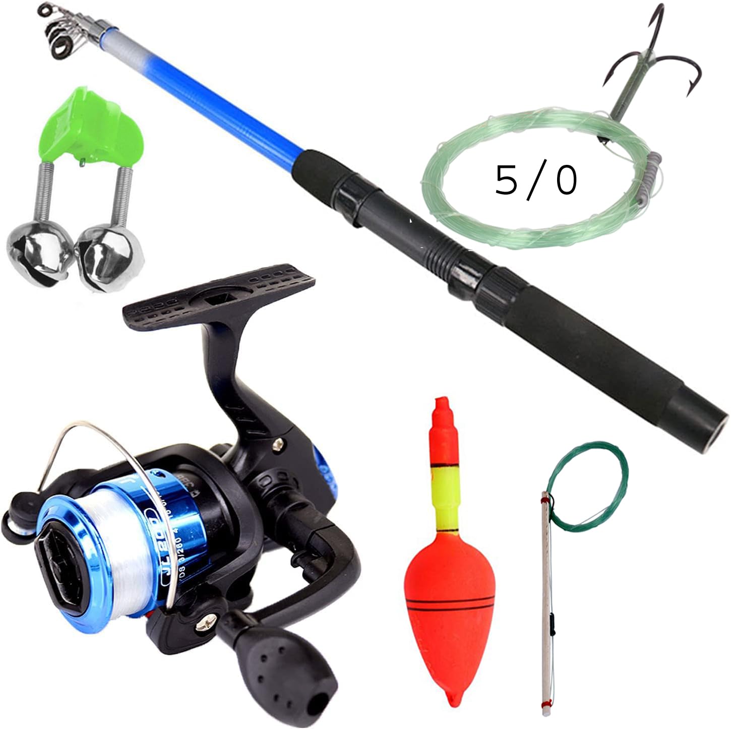 Yolo Tackles Fishing Rod with Reel Full Set Accessories Kit (B0CMD9B5SZ) Amazon Price History, Amazon Price Tracker