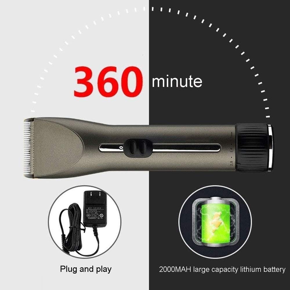 Clippers per capelli per gli uomini - catenatore in acciaio caterless testa mens capelli trimmer capelli taglio e toelettatura kit ricaricabile, kit per macchine per uomo per bambini famiglia per