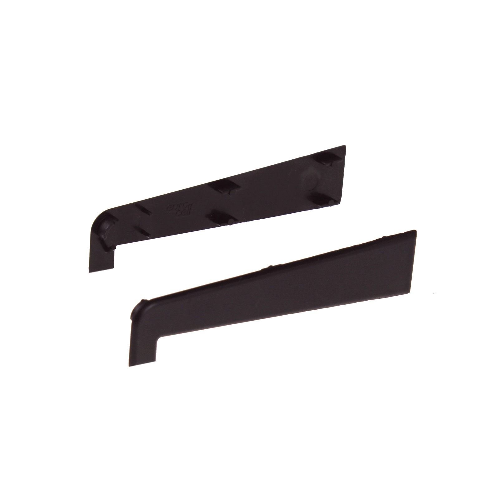 Eurocell 180mm uPVC Window Sill End Caps (5 Pairs) - Dark Brown