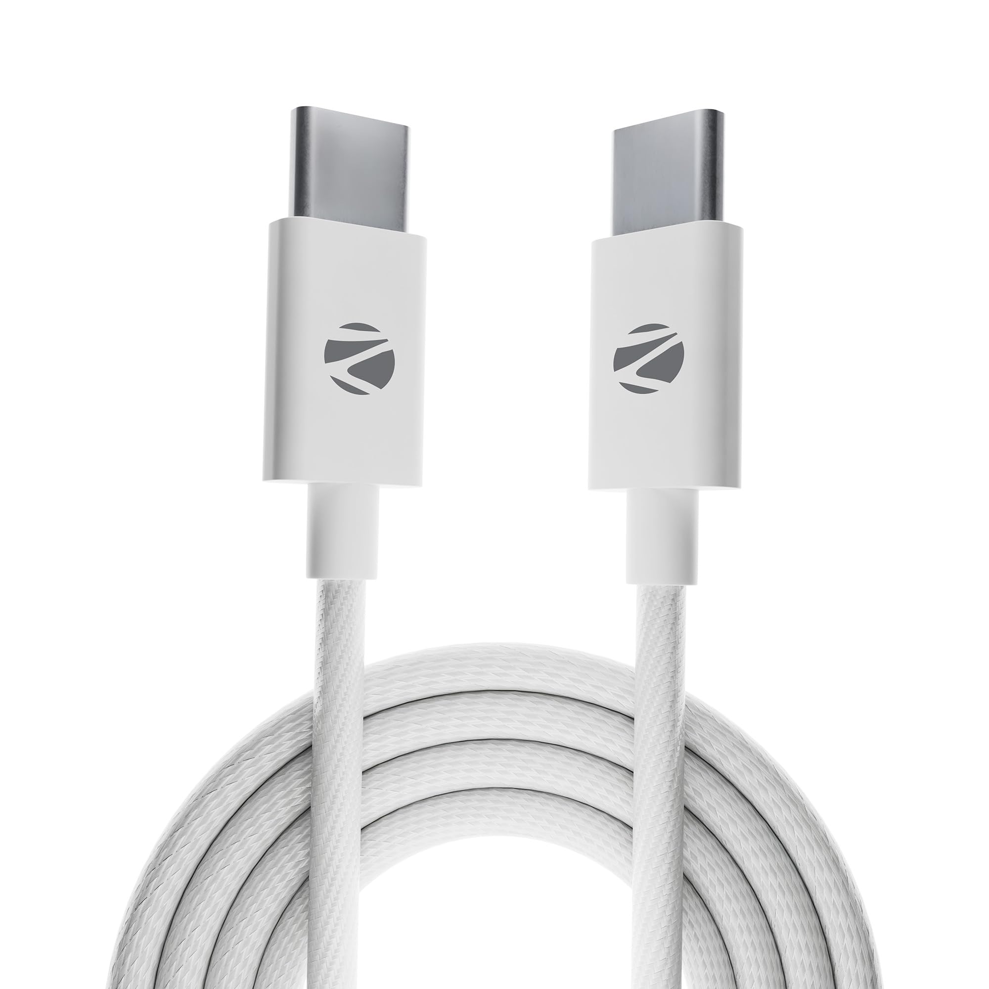 Zebronics Wattz 240CC1 Type-C to Type-C Braided Cable, PD 240W, 2