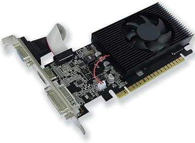 XUANMO GT 730 Low Profile PC 4GB Graphics Card DDR3 DirectX 11 128 Bit, VGA/DVI-D/HDMI, PCI Express 2.0 x 16, Nvidia Video Card, Computer GPU