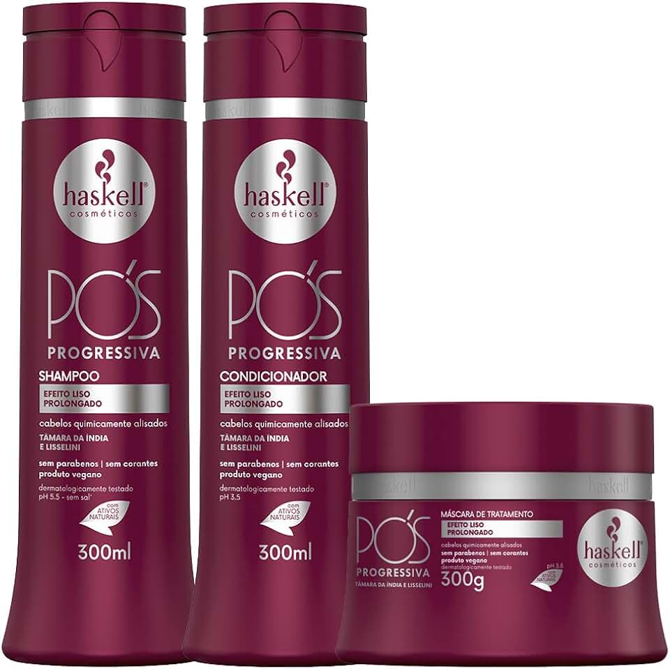 Kit Haskell Pós-Progressiva Tratamento (3 Produtos)