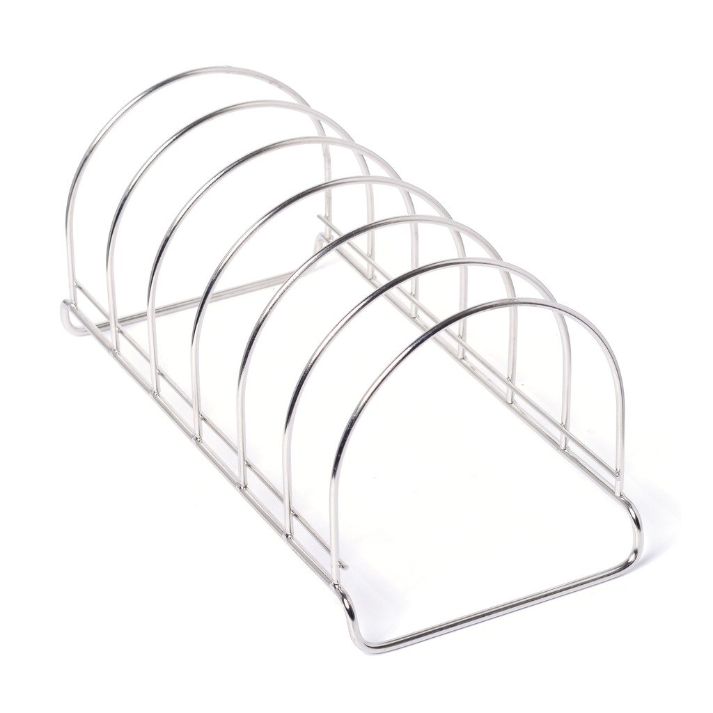 Buy Embassy Stainless Steel Round Plate Rack/Stand, 1Piece, Size 6