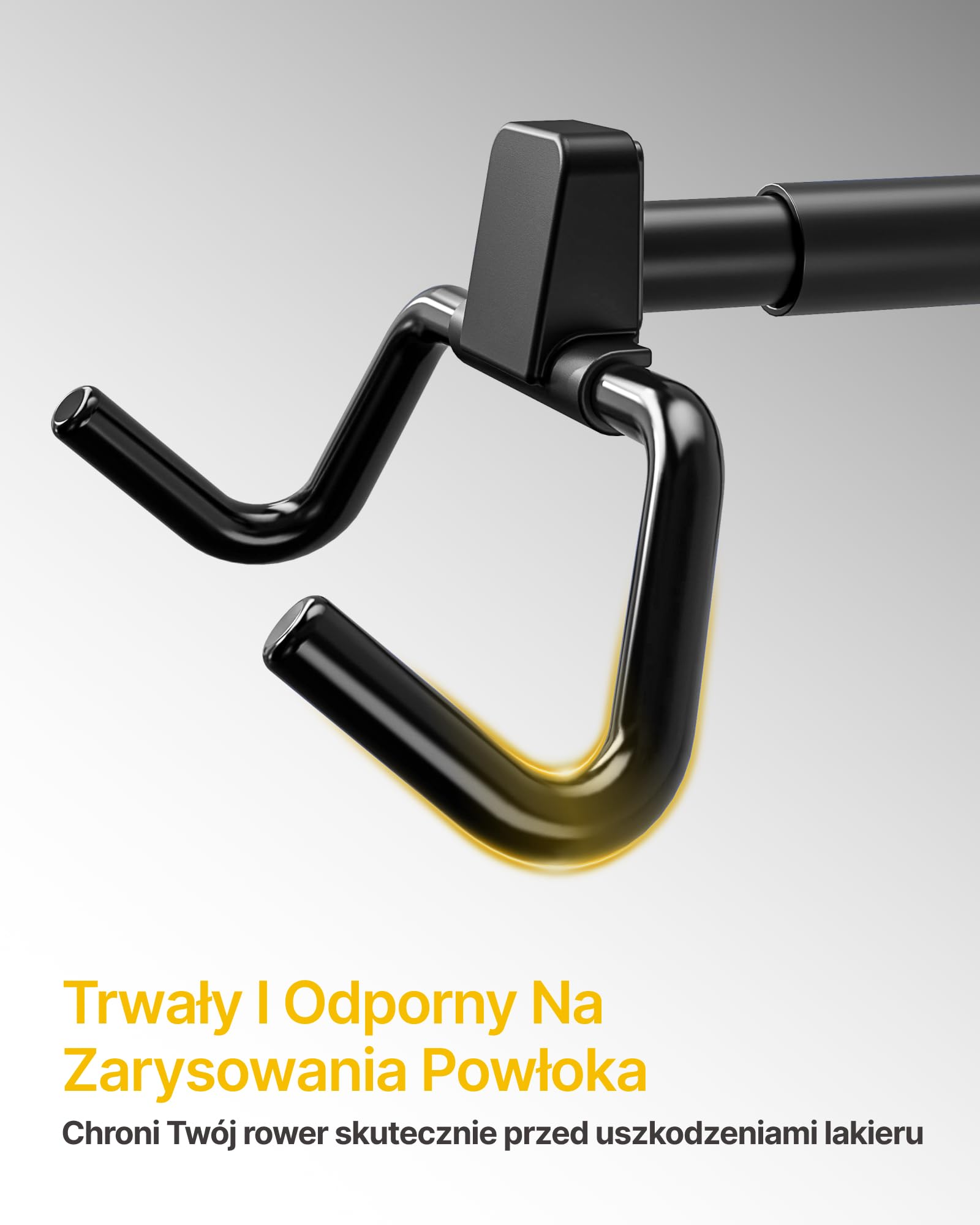 monTEK Uchwyt ścienny do roweru, regulowany kąt i odległość od ściany, uchwyt rowerowy, składany, nośność 30 kg, wysuwany schowek na rower z hakiem do garażu, 1 sztuka