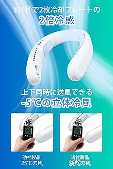 ネッククーラー デュアルモーター冷却 ネッククーラー デュアル