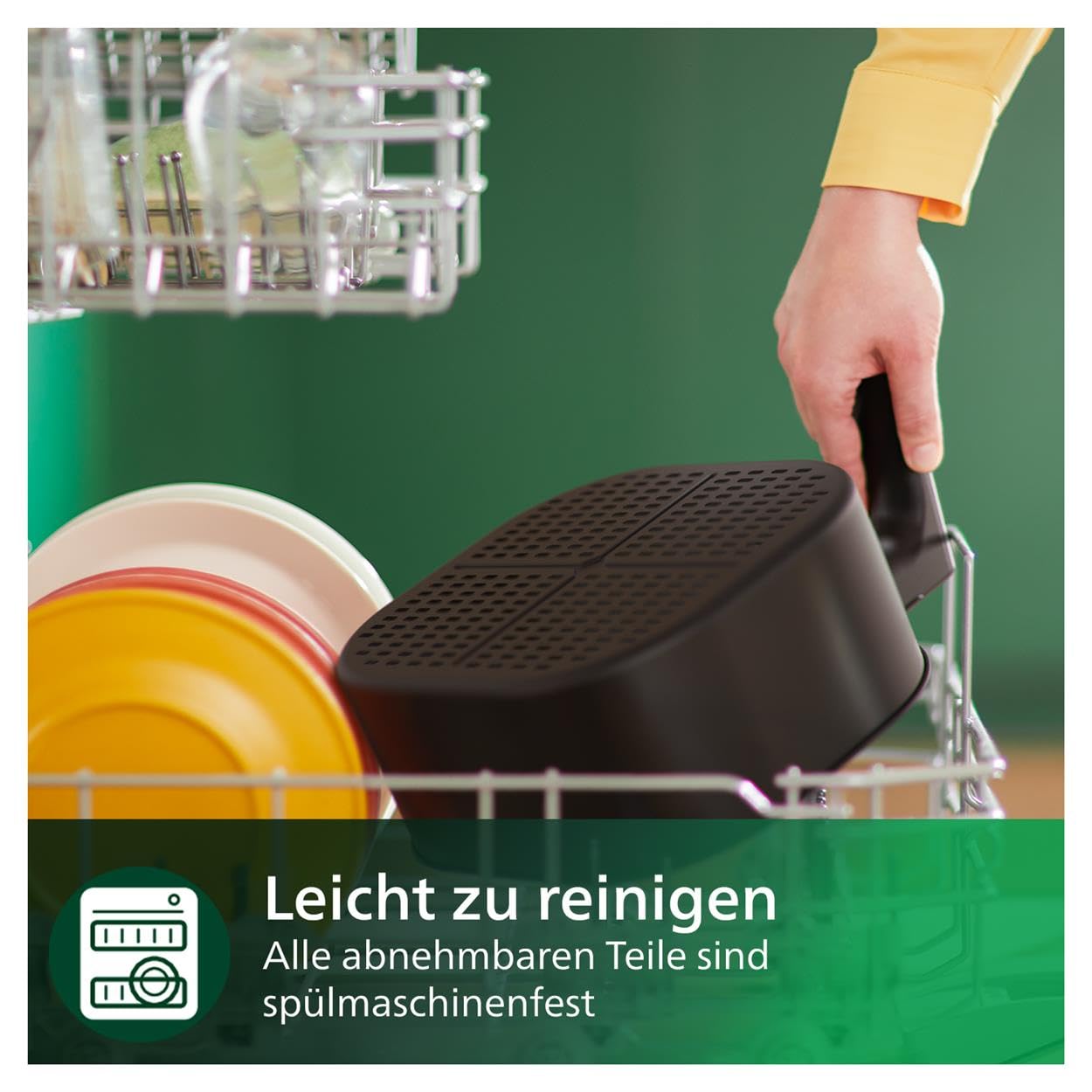 Philips Airfryer 5000-Serie XXL, 7,2L (1,4Kg) - 6 Portionen, 16-in-1 Airfryer, Wifi verbunden, 90% weniger Fett mit Rapid Air Technologie, HomeID App, Weiß(HD9285/00)