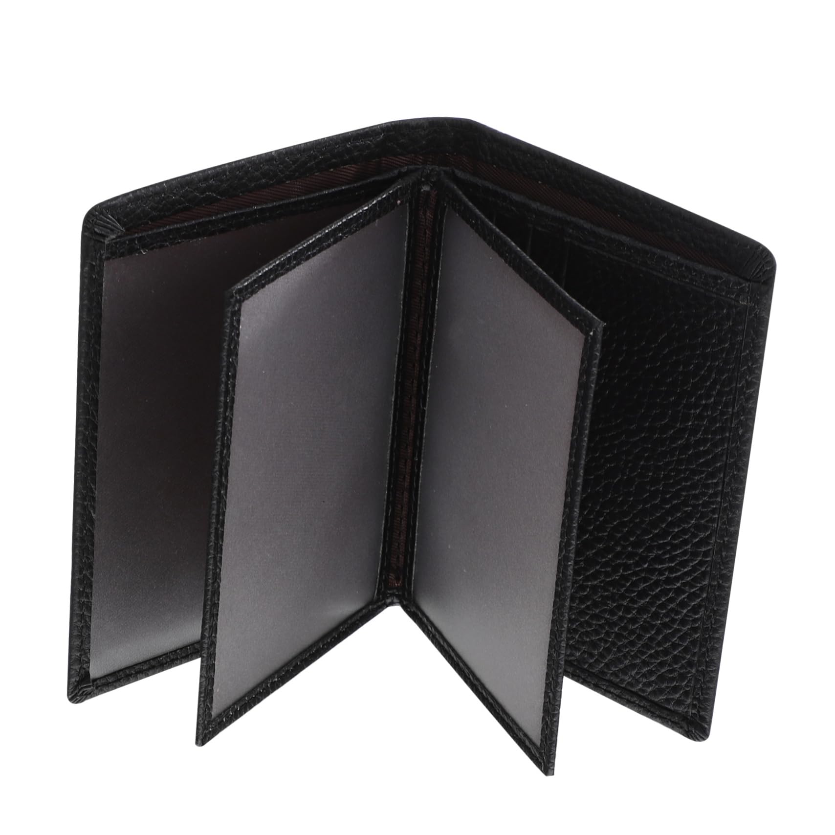 SHOWERORO Leather Cards Holder Id Cards Holder Driver's License Credit Purse Organizer