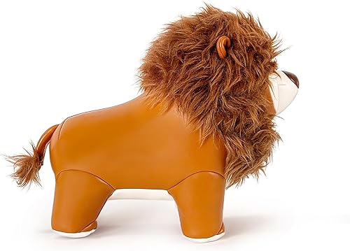 Miniatura 3 de CUP MYSTERY Juguete de peluche de león (10 pulgadas), regalo de cumpleaños, lindo león suave decoración