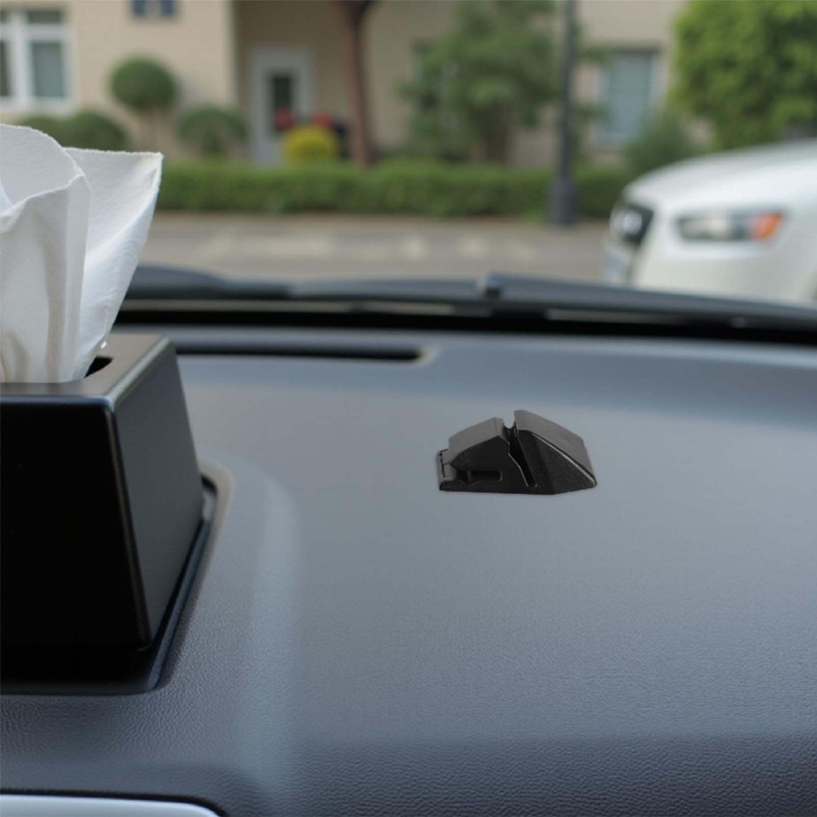 Porte-cartes de Voiture pour Tableau de Bord, Abs Noir, 1 Pièce
