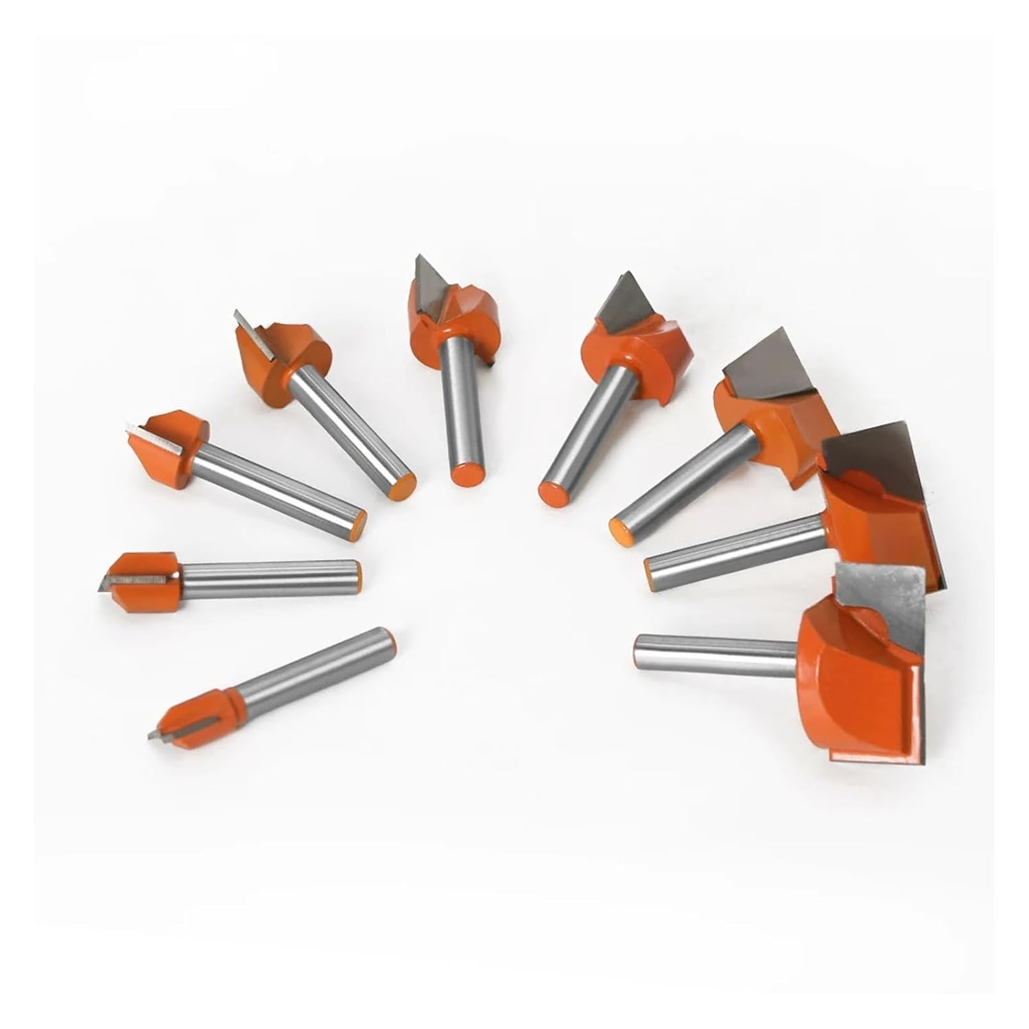 6/8mm Wood Cutter Cleaning Bottom Engraving Bits Solid Carbide Router Bit Woodworking Tools CNC Milling Endmill