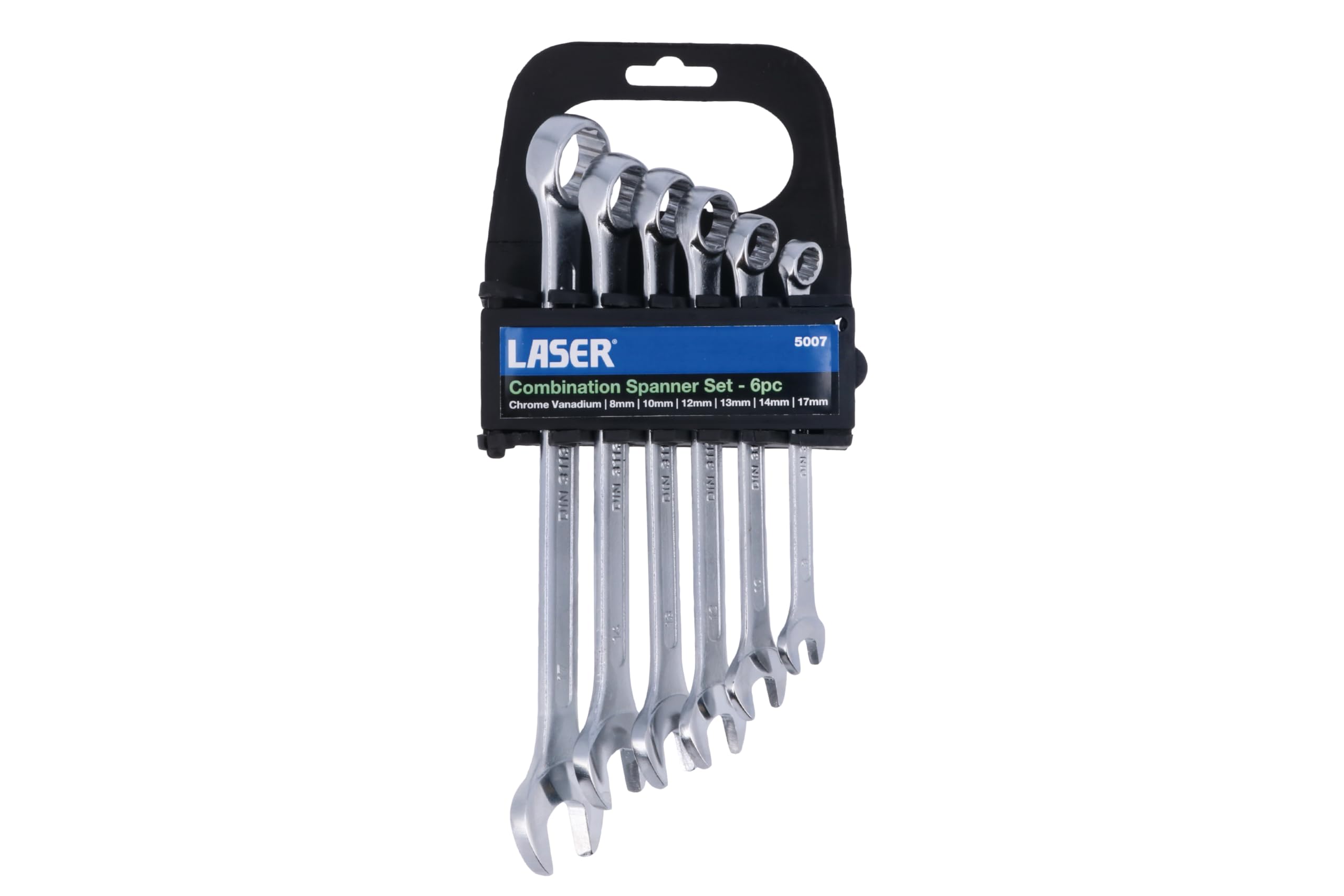 Laser 5007 Combination Spanner Set - 6pc - Metric